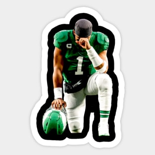 Jalen Hurts Pray Sticker